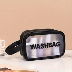 Waterproof Travel Cosmetic Bag Clear Makeup Storage Bag Portable Zipper