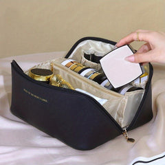 Makeup Storage Bag Waterproof PU Leather Cosmetic Bag