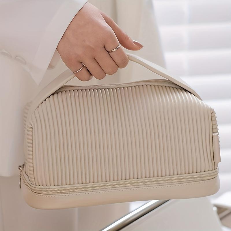 Large Capacity Waterproof Makeup Pouch Toiletry Organizer