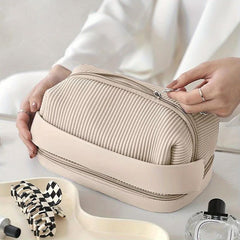 Large Capacity Waterproof Makeup Pouch Toiletry Organizer