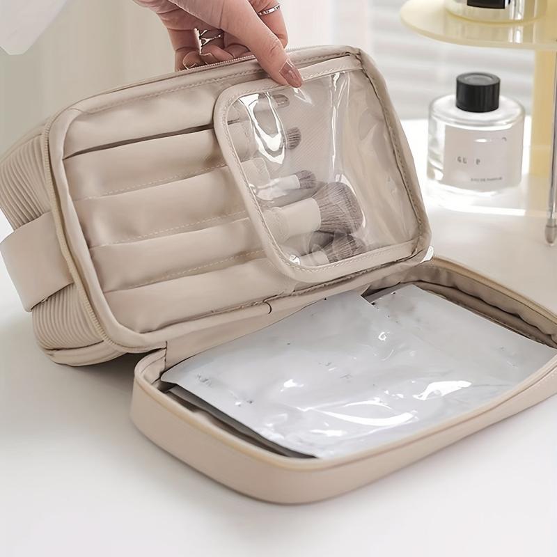Large Capacity Waterproof Makeup Pouch Toiletry Organizer