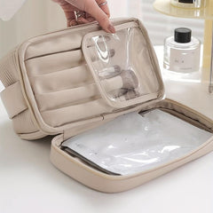 Large Capacity Waterproof Makeup Pouch Toiletry Organizer