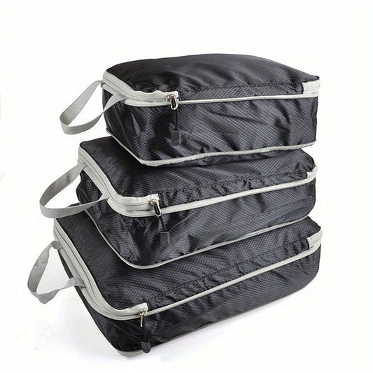 3 Pcs Travel Storage Bag Sets Dustproof Organizing Portable Luggage Bags
