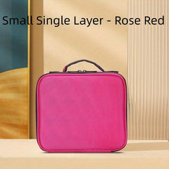 Minimalist Zipper Makeup Handbag Lightweight Cosmetic Bag