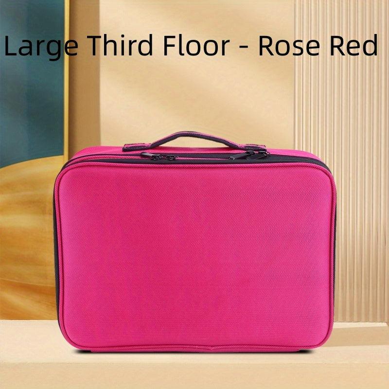 Minimalist Zipper Makeup Handbag Lightweight Cosmetic Bag
