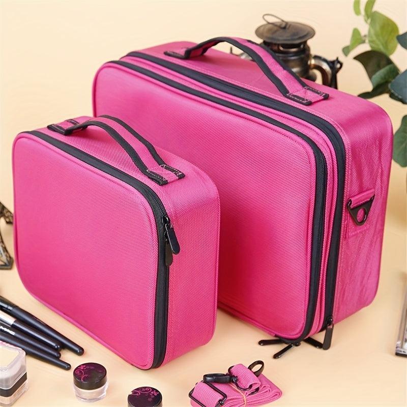 Minimalist Zipper Makeup Handbag Lightweight Cosmetic Bag