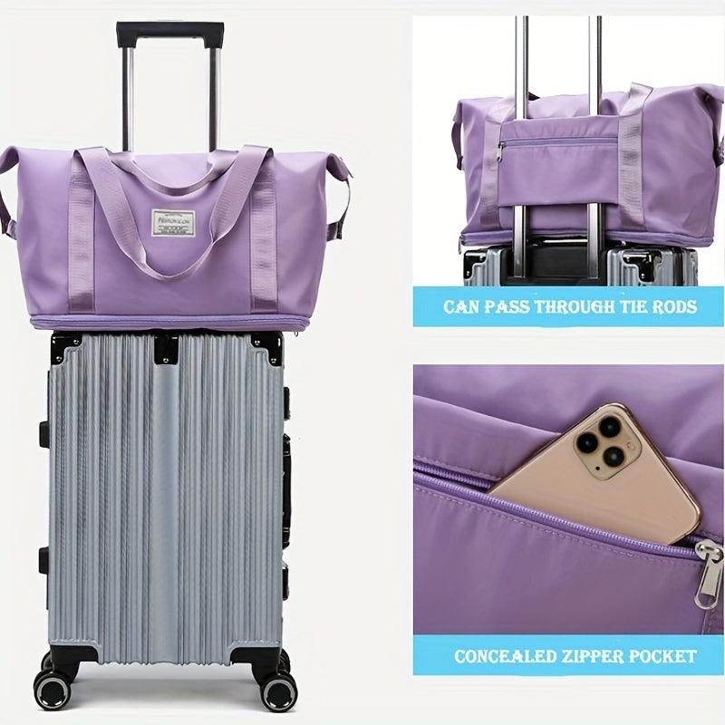 Foldable Luggage Duffle Bag Sports Gym Fitness Carry On Weekender Bag