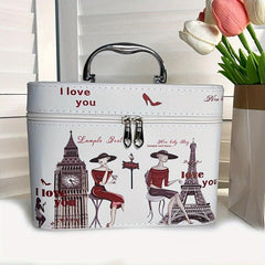 Travel Cosmetic Zipper Satchel Bag Lightweight Versatile Storage Handbag