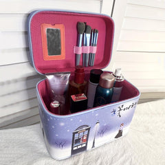Travel Cosmetic Zipper Satchel Bag Lightweight Versatile Storage Handbag