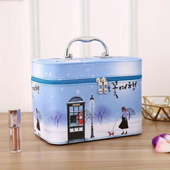 Travel Cosmetic Zipper Satchel Bag Lightweight Versatile Storage Handbag