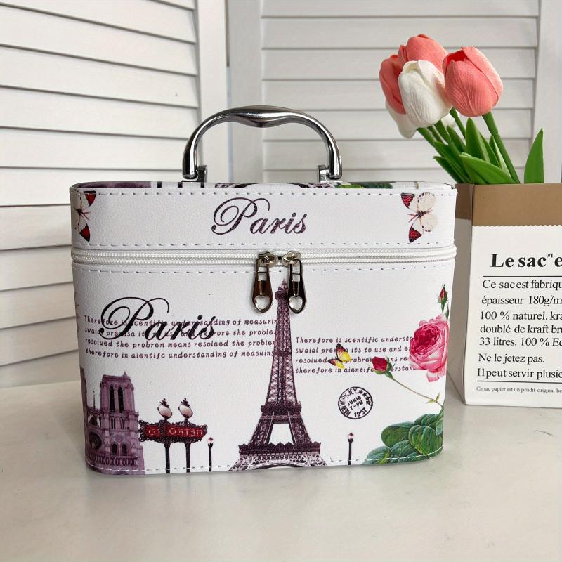 Travel Cosmetic Zipper Satchel Bag Lightweight Versatile Storage Handbag