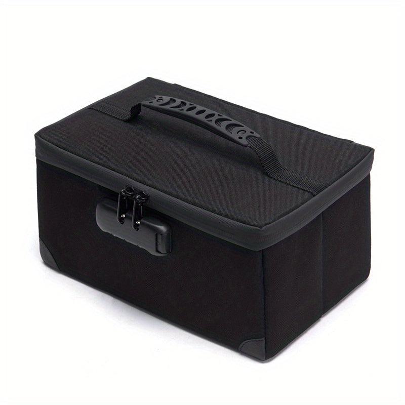 Lockable Travel Makeup Case Large Capacity Toiletry Wash Bag