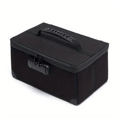 Lockable Travel Makeup Case Large Capacity Toiletry Wash Bag