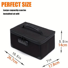Lockable Travel Makeup Case Large Capacity Toiletry Wash Bag