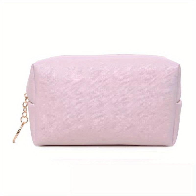 Portable Travel Cosmetic Bag PU Leather Toiletry Bag