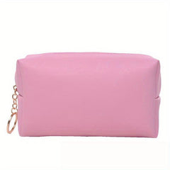 Portable Travel Cosmetic Bag PU Leather Toiletry Bag