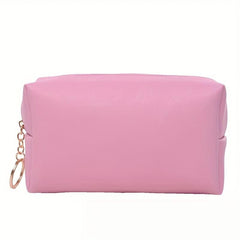 Portable Travel Cosmetic Bag PU Leather Toiletry Bag
