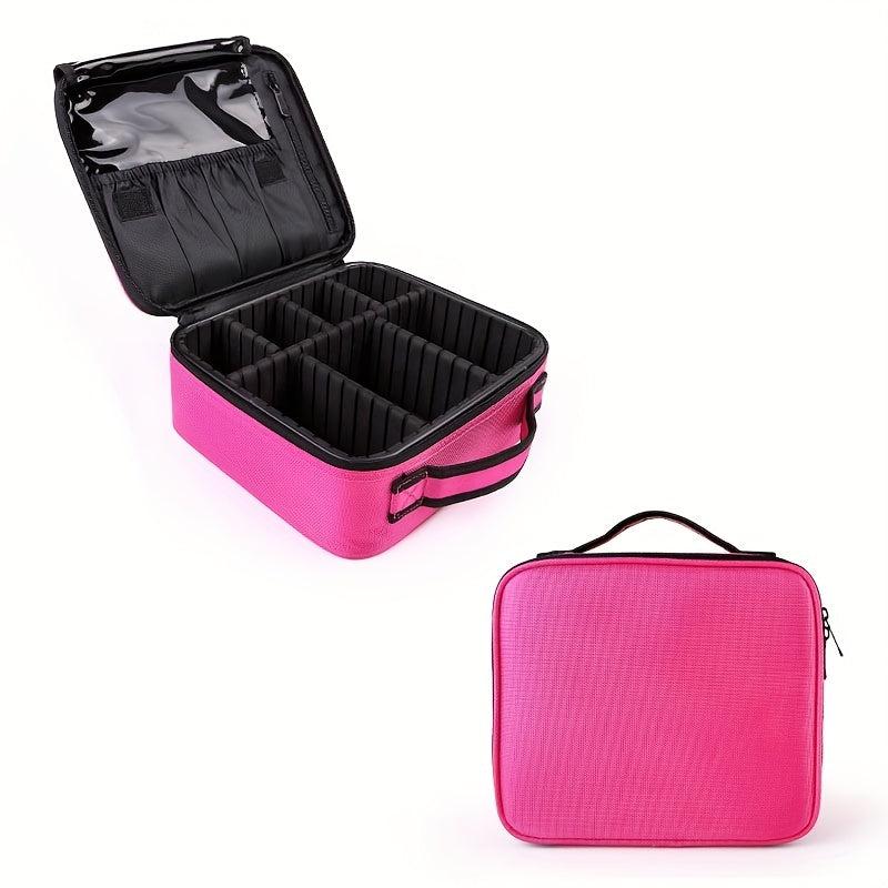 Portable Minimalist Makeup Zipper Handbag Lightweight Travel Cosmetic Bag