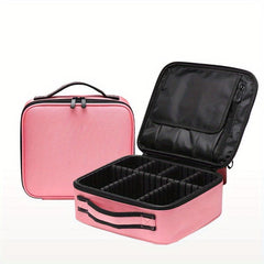 Portable Minimalist Makeup Zipper Handbag Lightweight Travel Cosmetic Bag
