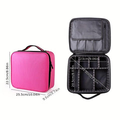 Portable Minimalist Makeup Zipper Handbag Lightweight Travel Cosmetic Bag