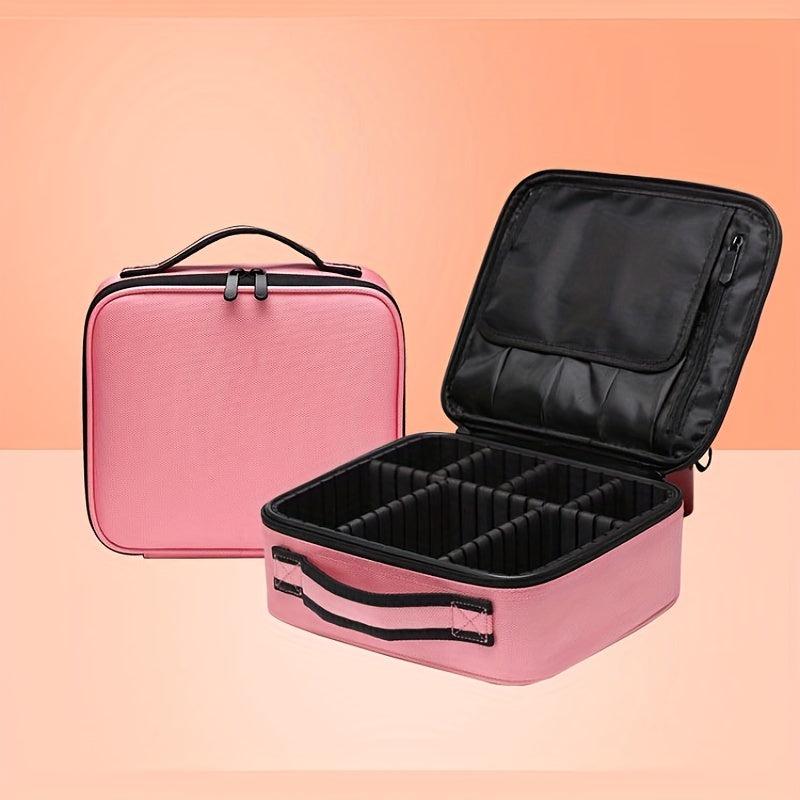 Portable Minimalist Makeup Zipper Handbag Lightweight Travel Cosmetic Bag