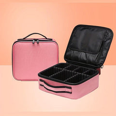 Portable Minimalist Makeup Zipper Handbag Lightweight Travel Cosmetic Bag
