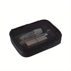 Mesh Breathable Makeup Bag - Portable Travel Storage - Women's Toiletry Bag