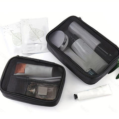 Mesh Breathable Makeup Bag - Portable Travel Storage - Women's Toiletry Bag