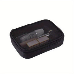 Mesh Breathable Makeup Bag - Portable Travel Storage - Women's Toiletry Bag