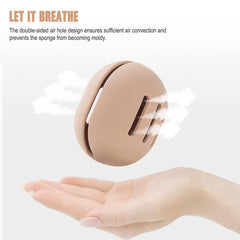 Makeup Sponge Holder Silicone Waterproof Beauty Case