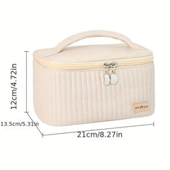Portable Makeup Bag Cosmetic Box Travel Toiletry Bag Brush Storage