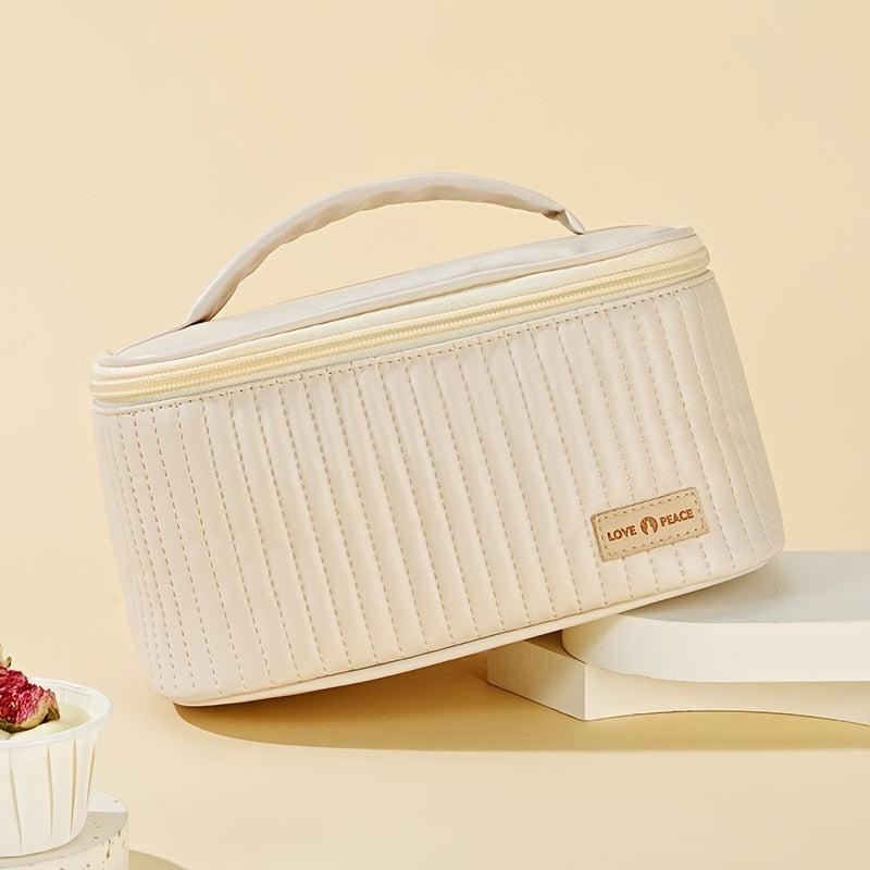 Portable Makeup Bag Cosmetic Box Travel Toiletry Bag Brush Storage
