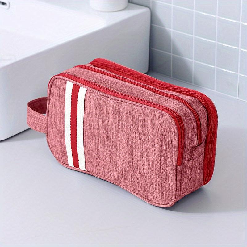 Portable Travel Toiletry Bag Zipper Cosmetic Organizer
