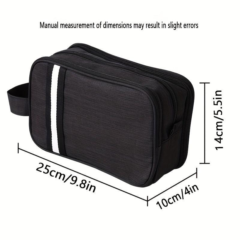 Portable Travel Toiletry Bag Zipper Cosmetic Organizer