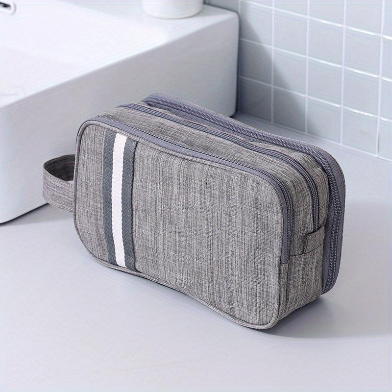 Portable Travel Toiletry Bag Zipper Cosmetic Organizer