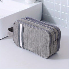 Portable Travel Toiletry Bag Zipper Cosmetic Organizer