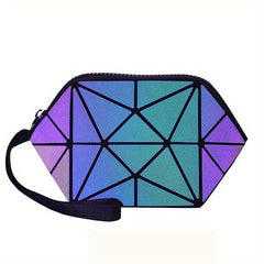 Geometric Pattern Cosmetic Bag Crossbody Tote