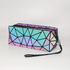 Geometric Pattern Cosmetic Bag Crossbody Tote