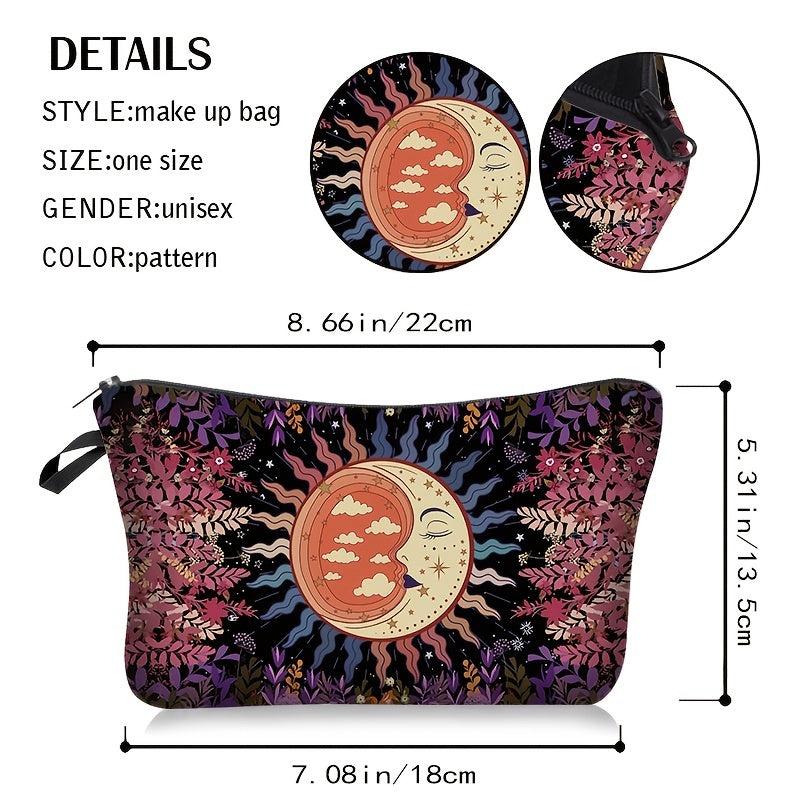 Retro Print Travel Storage Bag Lightweight Toiletry Wash Bag