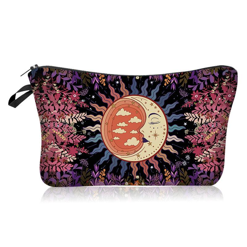 Retro Print Travel Storage Bag Lightweight Toiletry Wash Bag