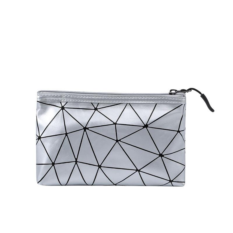Geometric Pattern Storage Makeup Bag Lightweight Travel Cosmetic Bag