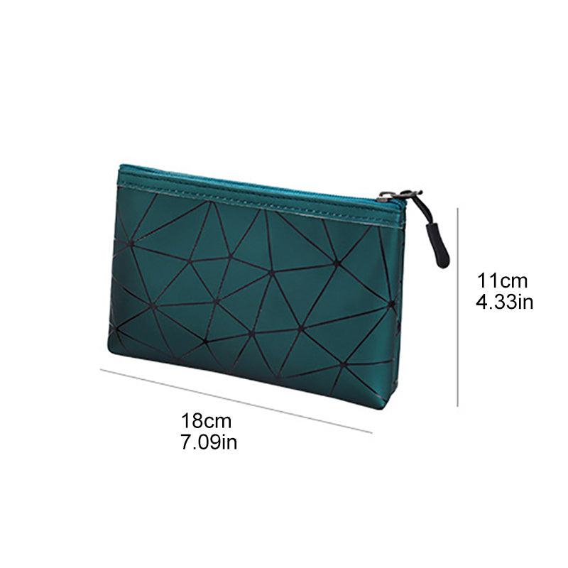 Geometric Pattern Storage Makeup Bag Lightweight Travel Cosmetic Bag