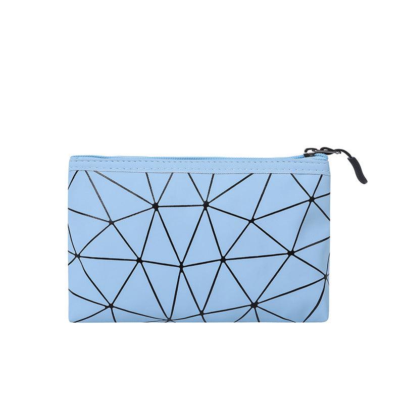 Geometric Pattern Storage Makeup Bag Lightweight Travel Cosmetic Bag