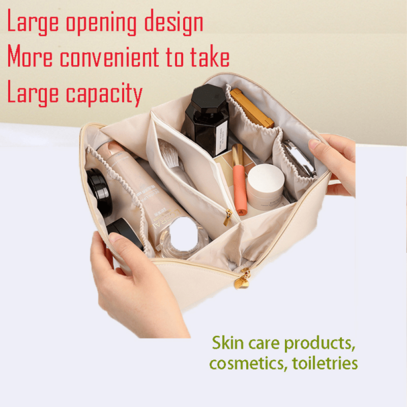 Large Capacity Travel Cosmetic Bag Waterproof Toiletry Bags For Women