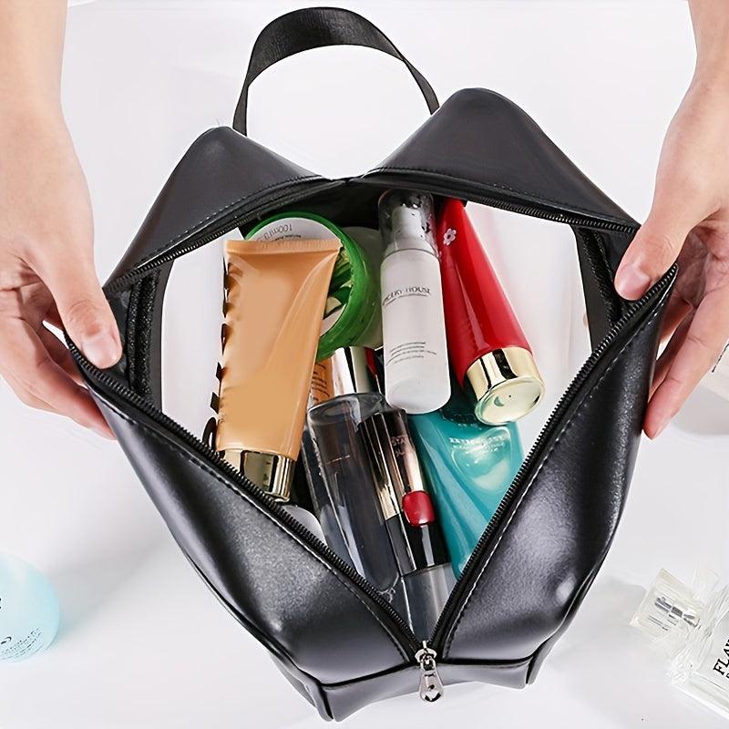 Letter Pattern Makeup Bag Transparent Toiletry Wash Bag