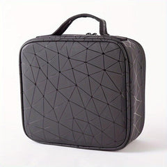 Geometric Pattern Cosmetic Bag Lightweight Travel Organizer