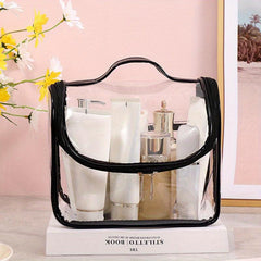 Transparent Cosmetic Bag Zipper Toiletry Wash Bag