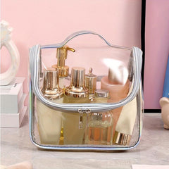 Transparent Cosmetic Bag Zipper Toiletry Wash Bag