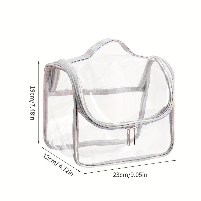 Transparent Cosmetic Bag Zipper Toiletry Wash Bag