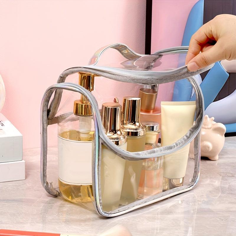 Transparent Cosmetic Bag Zipper Toiletry Wash Bag
